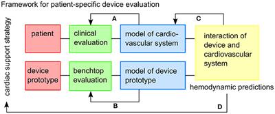 Framework for patient-specific simulation of hemodynamics in heart failure with counterpulsation support